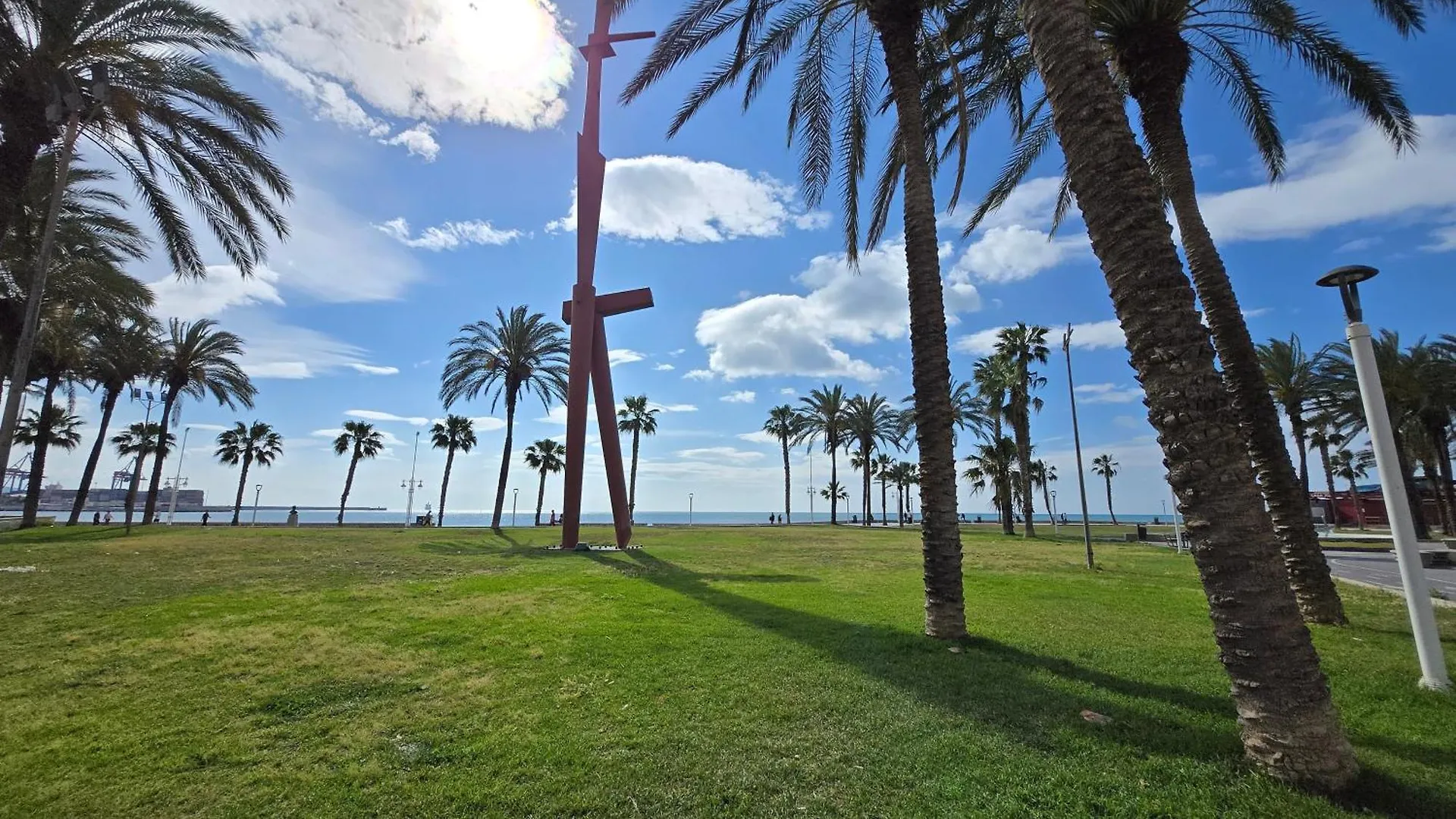 Tatil Evi Huelin Playa Family House By Del Parque Flats Villa Málaga İspanya